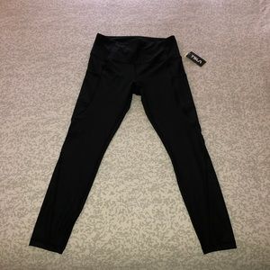 TSLA Cropped Workout Leggings with Pockets NWT